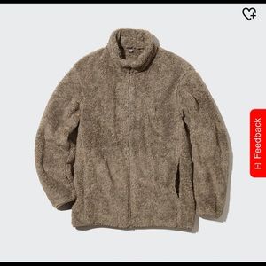 Uniqlo Men’s Fluffy Yarn Fill-Zip Jacket